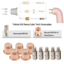 10X Trafimet S45 Plasma Drag Tip Set For Harbor Freight 95136,97994,91814 Tools