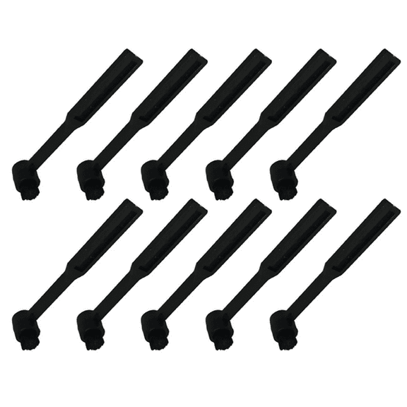 10X Turntable Stylus Brush for LP Vinyl Record Player Phonograph Anti-Static Needle Brush Phono Cleaner Tool Accessories,10 x Record cleaning tool,Black