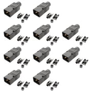 10X UPS Power IEC Male C20 Plug Power Cord Cable Plug Rewirable 16A / 250V Useful