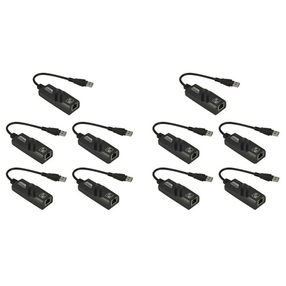 10X USB 3.0 to Gigabit LAN Card USB Ethernet Adapter 1000 Mbps Network Card for Android Tv Laptop Desktop