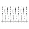 thumbnail image 1 of 10X Wall Mount Waved Waterfall Hanger Rack 7 Beads Garment Display Hooks, 1 of 8