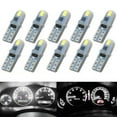 10X White T5 3014 for Smd Led Wedge Dashboard Instrument Panel Light