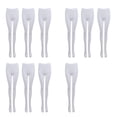 thumbnail image 1 of 10X White Tender Solid Color Velvet Pantyhose for Women, 1 of 5