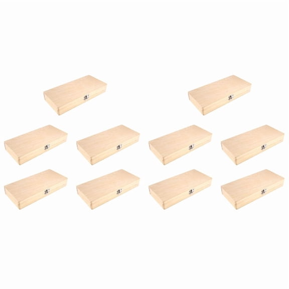 10X Wooden Slide Storage Box, Holds 50 Slides, Microscope Slide Box