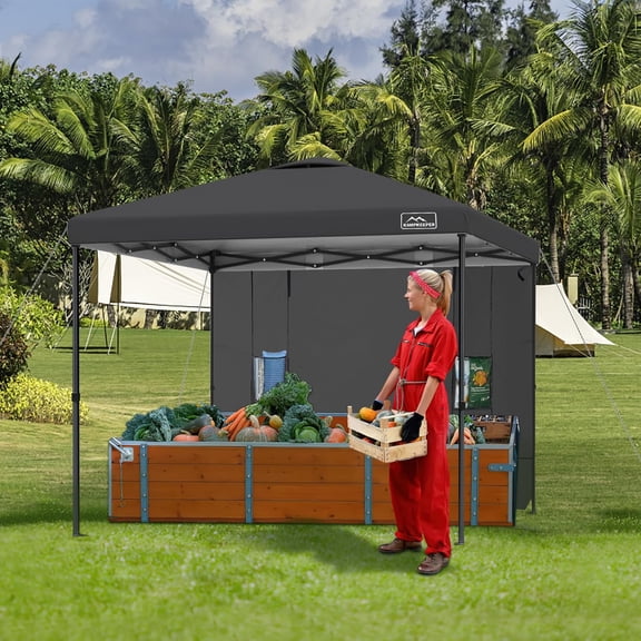 10X10 Canopy Sidewalls with 4 Pockets for Canopy Frame, 2Pack Sunwalls Fit 10' Outdoor Canopies