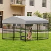 Photo inspiration: Picture Idea: Omitree New Outdoor Heavy Duty Dog Kennel 4 Wx8 Lx4