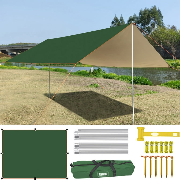 テント・タープ COTTON SQUARE TARP POLE-POLE Amazon.com : Frebuta Tarp Pole,2.75 to 6Ft Canopy Poles