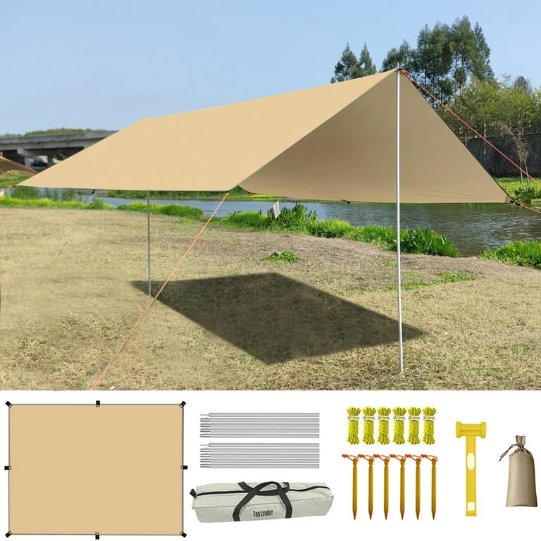 テント・タープ COTTON SQUARE TARP POLE-POLE Amazon.com : HIKEMAN Tent Poles Camping Poles for Tarp