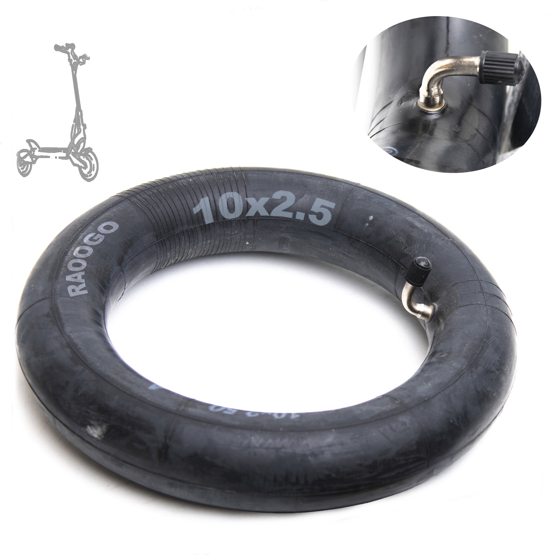 10X2.5 or 10x2.50 Inner Tube Tire fit 255x80 & 10x3 & 80/65-6 & 10x2.125 Electric Scooter Tyre