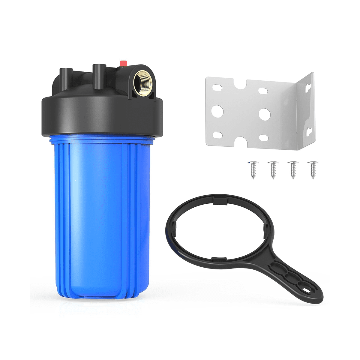 10X4.5in Whole House Water Filter Housing, Fit Sediment Etc Filters for Well and City Water