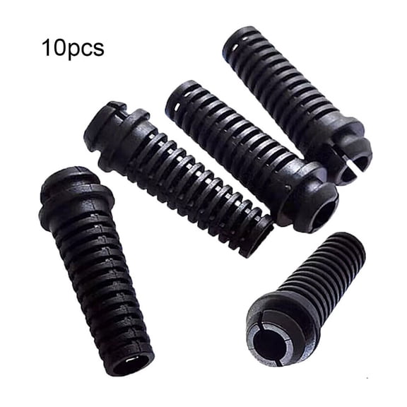 10X6Mm Cable Gland Connector Rubber Strain Relief Cord Power Tool Cable Sleeve Black