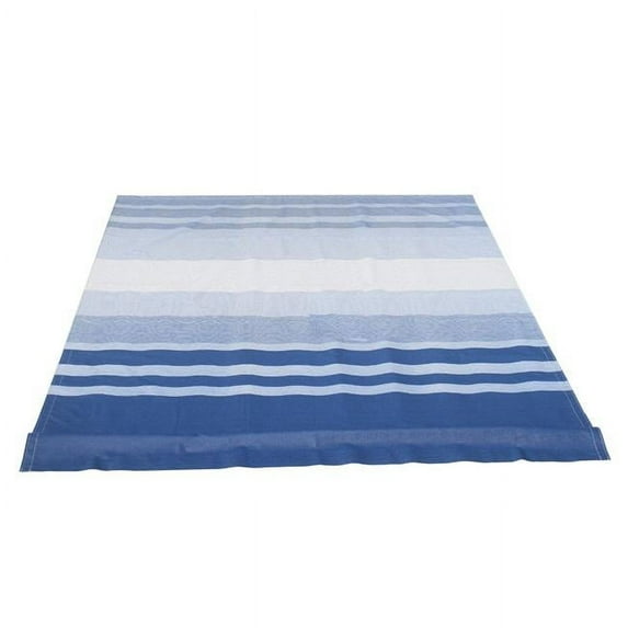 10X8 Feet Vinyl RV Awning Fabric Replacement for Retractable Awning Blue Stripes Color