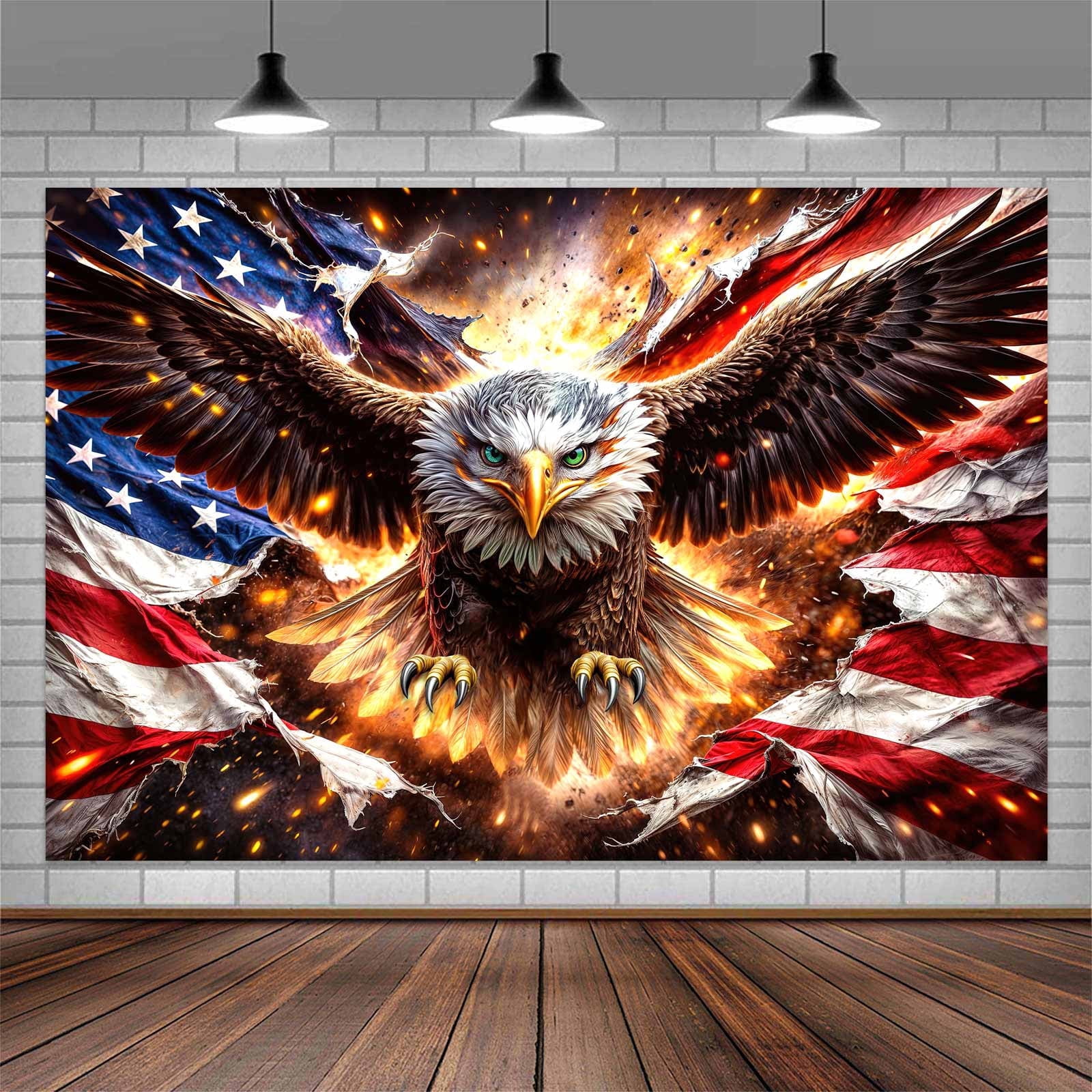 10X8ft 4th of July 250 Years Backdrop Decorations, American 250th ...