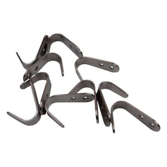10Xsolid Stainless Steel Wall Mount Single Hook Heavy Duty Rustproof Coat Hanger