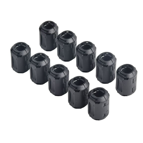 10Xtdk Ferrite Core Noise Suppressor Filter Ring Cable Clip On Wire Rfi 13Mm