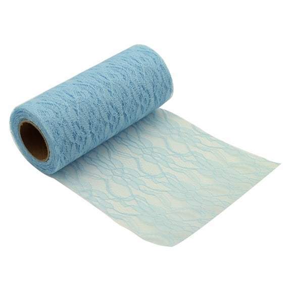 10Yards 15cm Lace Roll Spool Fabric ribbon Netting Fabric for DIY Wedding Event Party Chair Sash Bow Table Runner Decoration