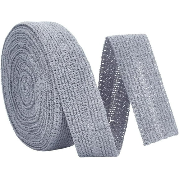 10Yards Light Grey Polyester Ribbon Polyester Webbing Carpet Binding Trim 1.49 Inch Twill Tape