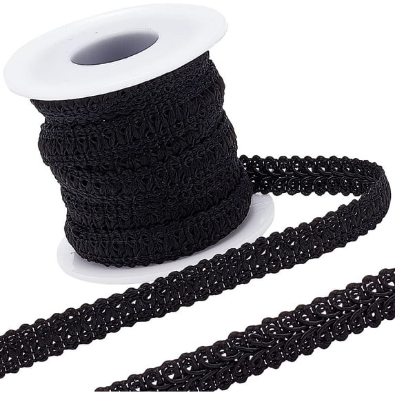 10Yards Polyester Woven Gimp Trim 3 8 inch Wide Braid Lace Trim Centipede Decorated Lace Ribbon