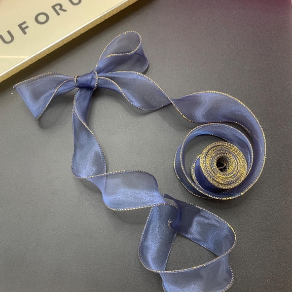  10Yards/Roll Silk Ribbon Roll 40mm Satin Ribbon Organza Ribbons for Gift Wrapping Handmade Wedding Birthday Party Decor Bow DIY Craft