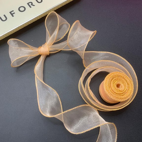  10Yards/Roll Silk Ribbon Roll 40mm Satin Ribbon Organza Ribbons for Gift Wrapping Handmade Wedding Birthday Party Decor Bow DIY Craft