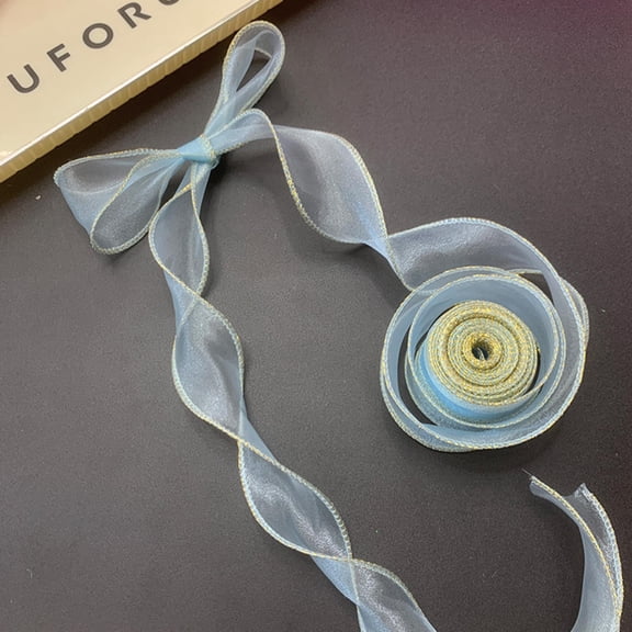  10Yards/Roll Silk Ribbon Roll 40mm Satin Ribbon Organza Ribbons for Gift Wrapping Handmade Wedding Birthday Party Decor Bow DIY Craft