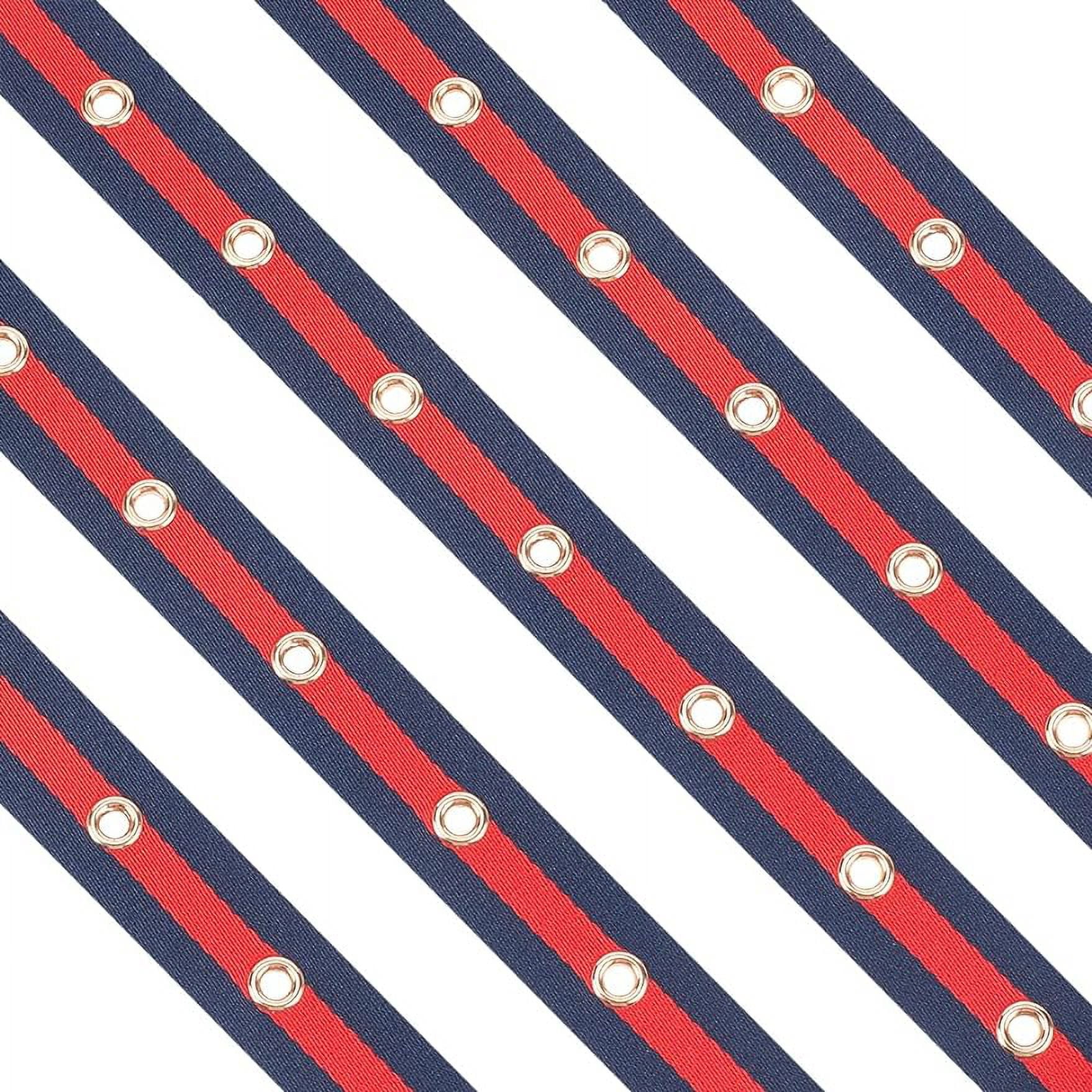 10Yards Stripe Grommet Eyelet Twill Tape Trim 3/4 inch Wide Metal ...