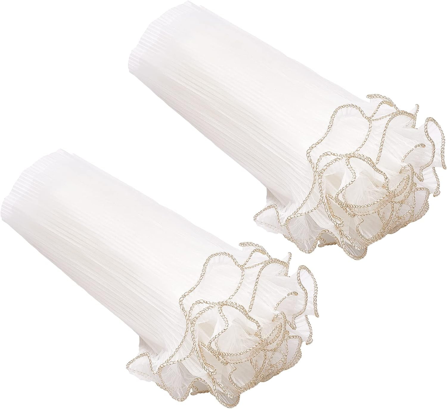 10Ydsx11 Inch White Ruffle Flower Wrapping Mesh Paper Bouquet Floral ...