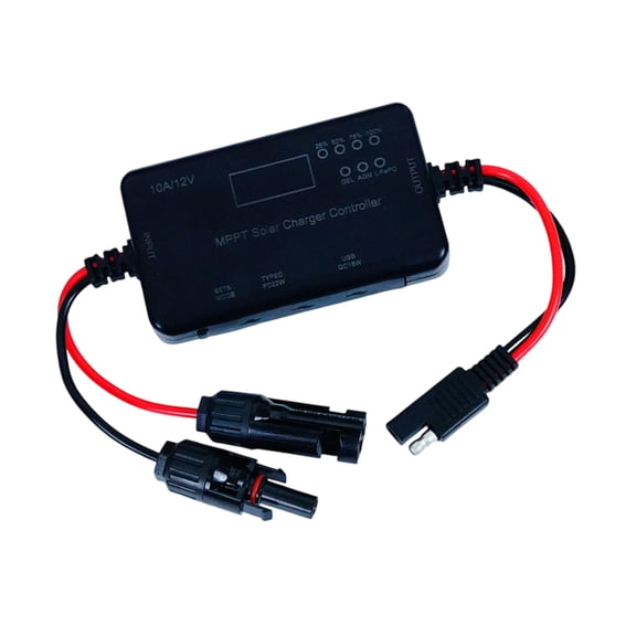 10amp/20A Auto Solar Charging Regulator Solar Charging Controllers With USB and Type c Outports for Electronic Device