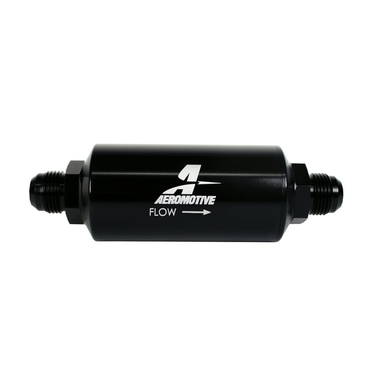 Aeromotive 10an Cellulose Inline Fuel Filter 10 Micron 2in OD Black Aeromotive 10an Cellulose Inline Fuel Filter 10 Micron 2in OD Black
