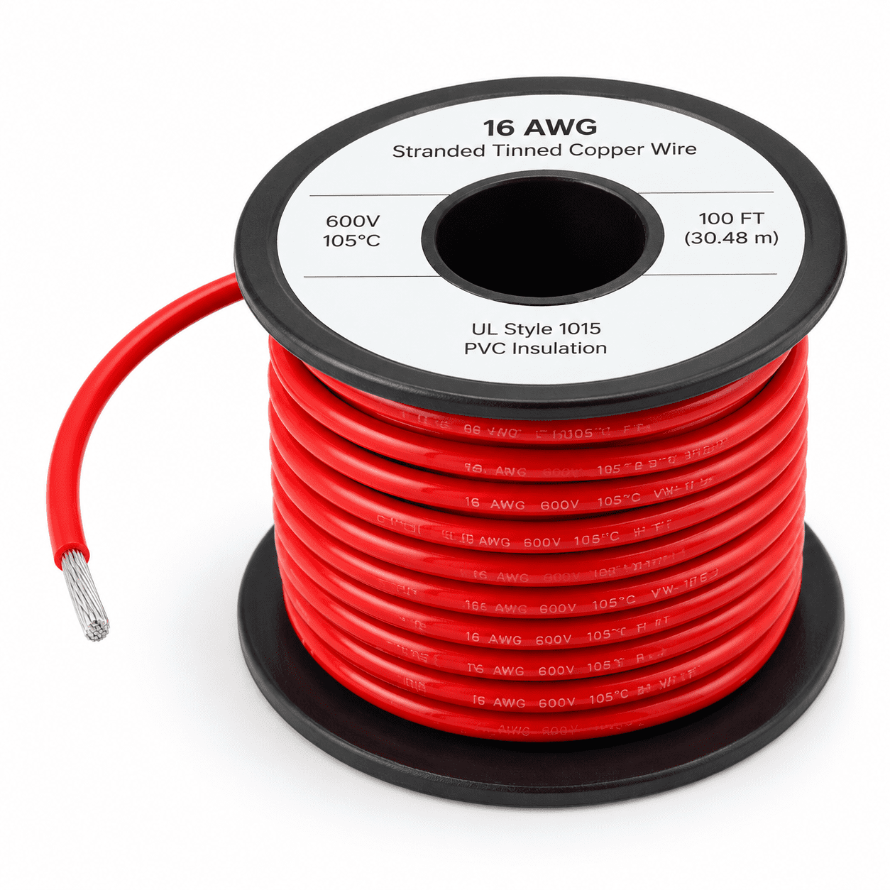 10awg Electrical Wire Marine Grade Primary Wires Cable Red Color 25ft ...