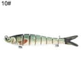 thumbnail image 1 of 10cm 11g Multi Jointed Simulation Fish Fishing Baits Hard Lures Tackle Tool Slow Sinking Bionic Swimming Lure Bass for Freshwater Saltwater - 1Pc, 1 of 8