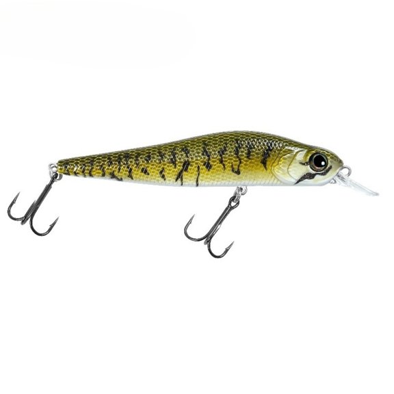 10cm 12g Floating Minnow Lure - 3D Eyes Hard Bait for Long Casting, Freshwater Bass Fishing (Artificial Lure)
