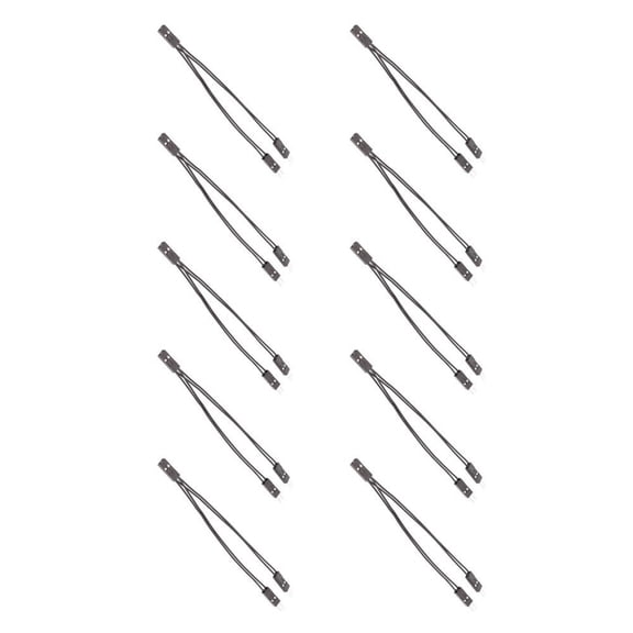10cm 2.54mm 2Pin Female to Male Adapter Cable for Quick Connection in Projects