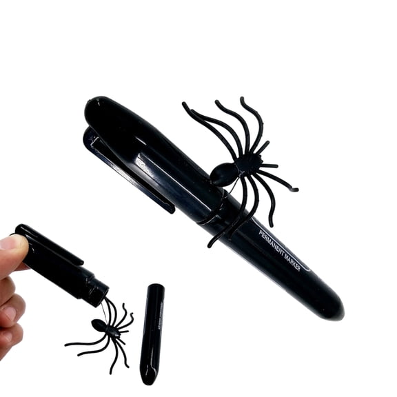 10cm ABS Scare Prank Spider Pen 3D Jumping Spider Magic Gag Gimmicks Easy To Do Magic Tricks Funny Illusions Magia Props Magician Games