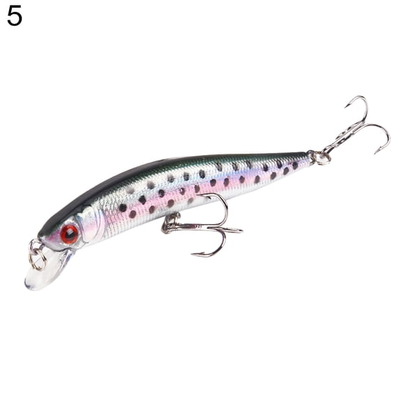 10cm Artificial Fish Lure Fresh Water Saltwater Fishing Lure Squid Salwater 3D Minnow Fishing Lure Salt Swimbait Wobbler