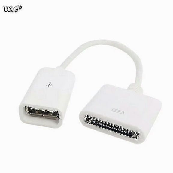 10cm Docking 30 Pin Female To Usb 2.0 Female Data Charge Short Cable Dock 30p &