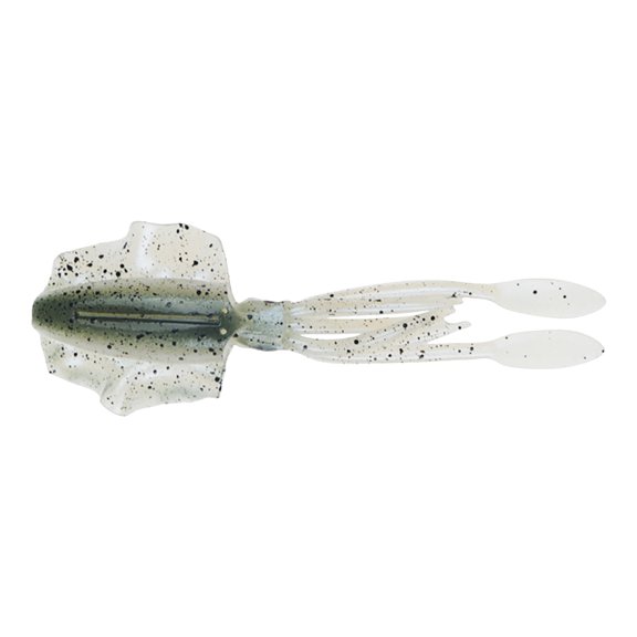 10cm Fishing Luminous Soft Squid Bait PVC Wobbler Lure for Sea Fishing with Realistic Swimming Action and Glow-in-the-Dark Eyes