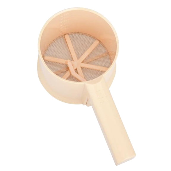 10cm Flour Mesh Strainer Kitchen Colander Sieve Round Sifter Food Grade, Crafted For Straining Pasta&Quinoa