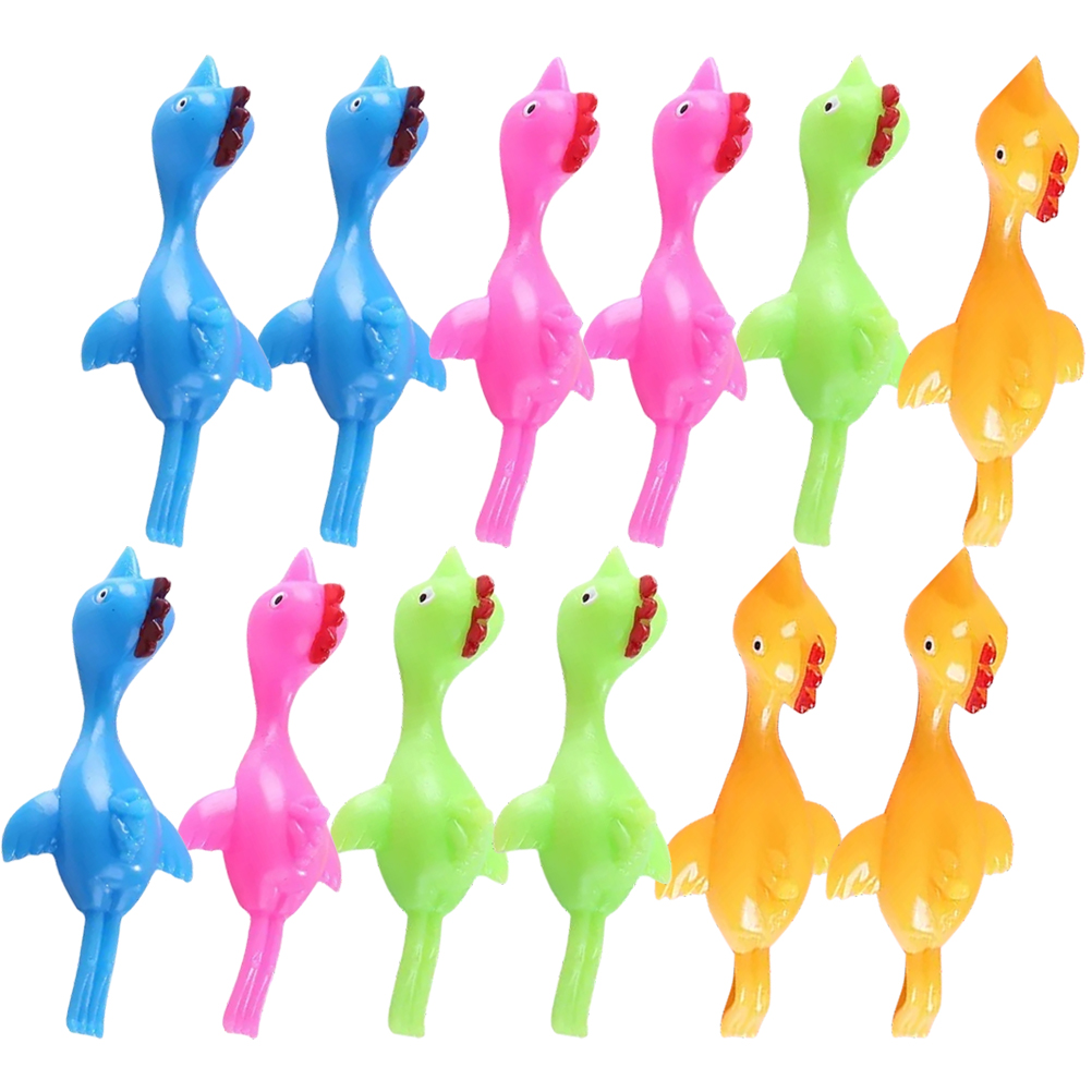 10cm Launch Toy Flying Animals Plastic Kids Sensory Toys Flick Chicks ...