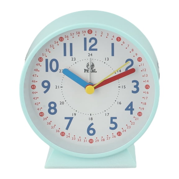 10cm Metal Luminous Alarm Clock Silent Desk Clock 24-Hour Round Quartz Clock Household Bedroom Table Supplies