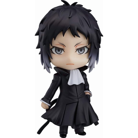 10cm Mini Akutagawa Ryonosuke Q Version Nendoroid Figure, Bungo Stray Dogs Pocket Size Anime Collectible Ornament