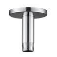 thumbnail image 1 of 10cm Silver Shower Bracket with Flange Ceiling Mount Shower Head Extension, 1 of 10