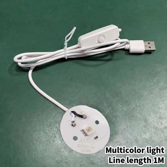 10cm Wood Light Base Rechargeable Wooden LED Light Rotating Display Stand Lamp Holder Lamp Base Art with Power adapter