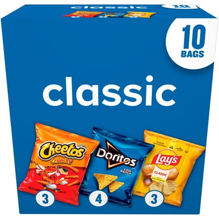 Frito Lay Classic Flavors Variety pack Mix 10 oz