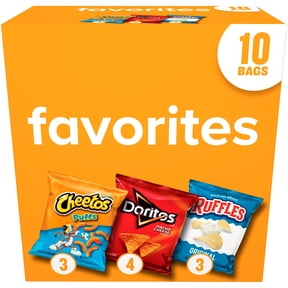 Frito lay Favorites Multipack Mix 9.625 oz Snack Chips Assortment 10 pack