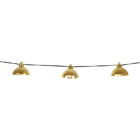 10ct. Gold Shade LED String Lights by Ashland® - Outdoor String Lights for Summer