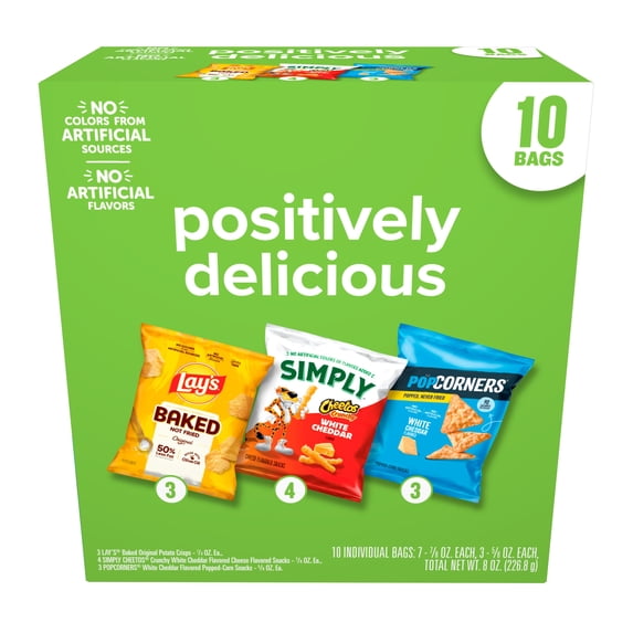 Frito Lay Snacks Positively Delicious Mix Variety pack, 8 oz (10 pack)
