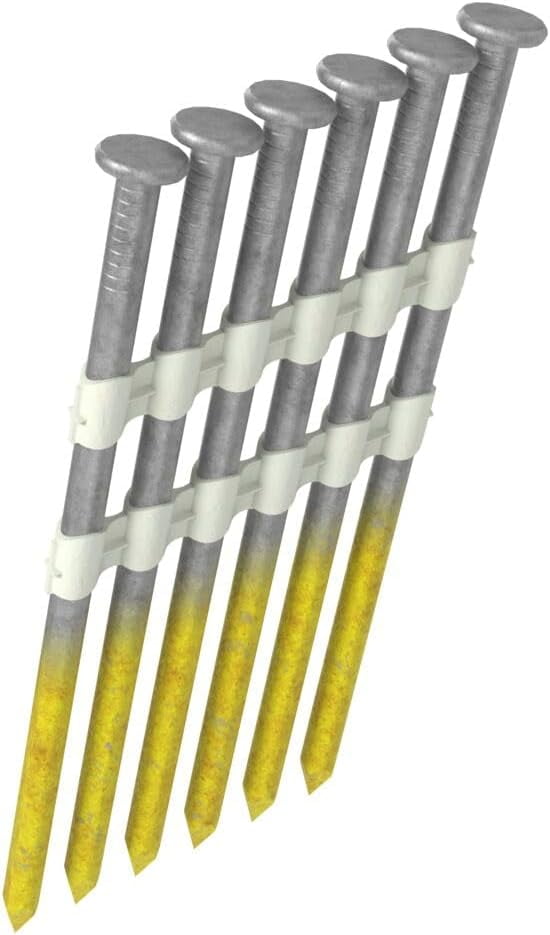 10d Framer 3Inch x .131 Vinyl Coated, Smooth Shank, 21? Full Round Head, Plastic Collated