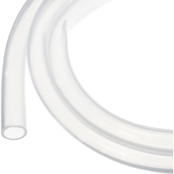 10ft 12mm(1/2") ID x 16mm(5/8") OD Silicone Tubing Clear Industrial Plastic Pure Hoses for Pump Siphoning Draining Irrigation Brewing