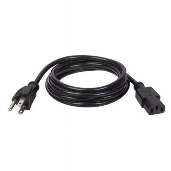 10ft 18awg Power Cord Nema 5-15p To Iec-320-c13 10